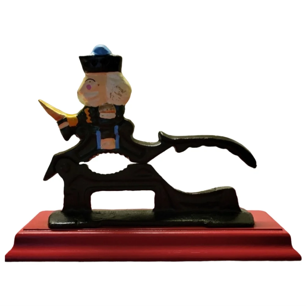 Vtg Nutcracker Revolutionary War Soldier Cast Iron Nut Cracker